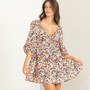 HYFVE Floral Off the Shoulder Dress Women’s Size Medium New with tags!